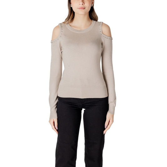 Beige Viscose Sportswear