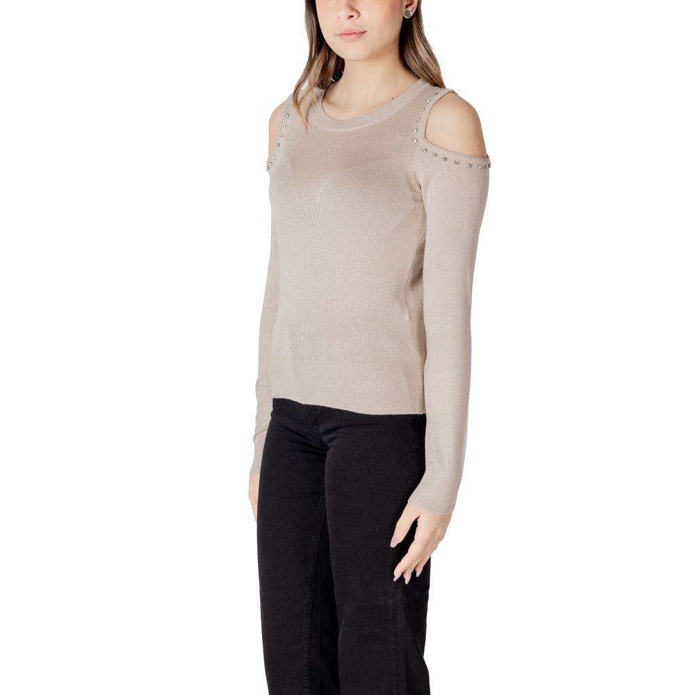 Beige Viscose Sportswear