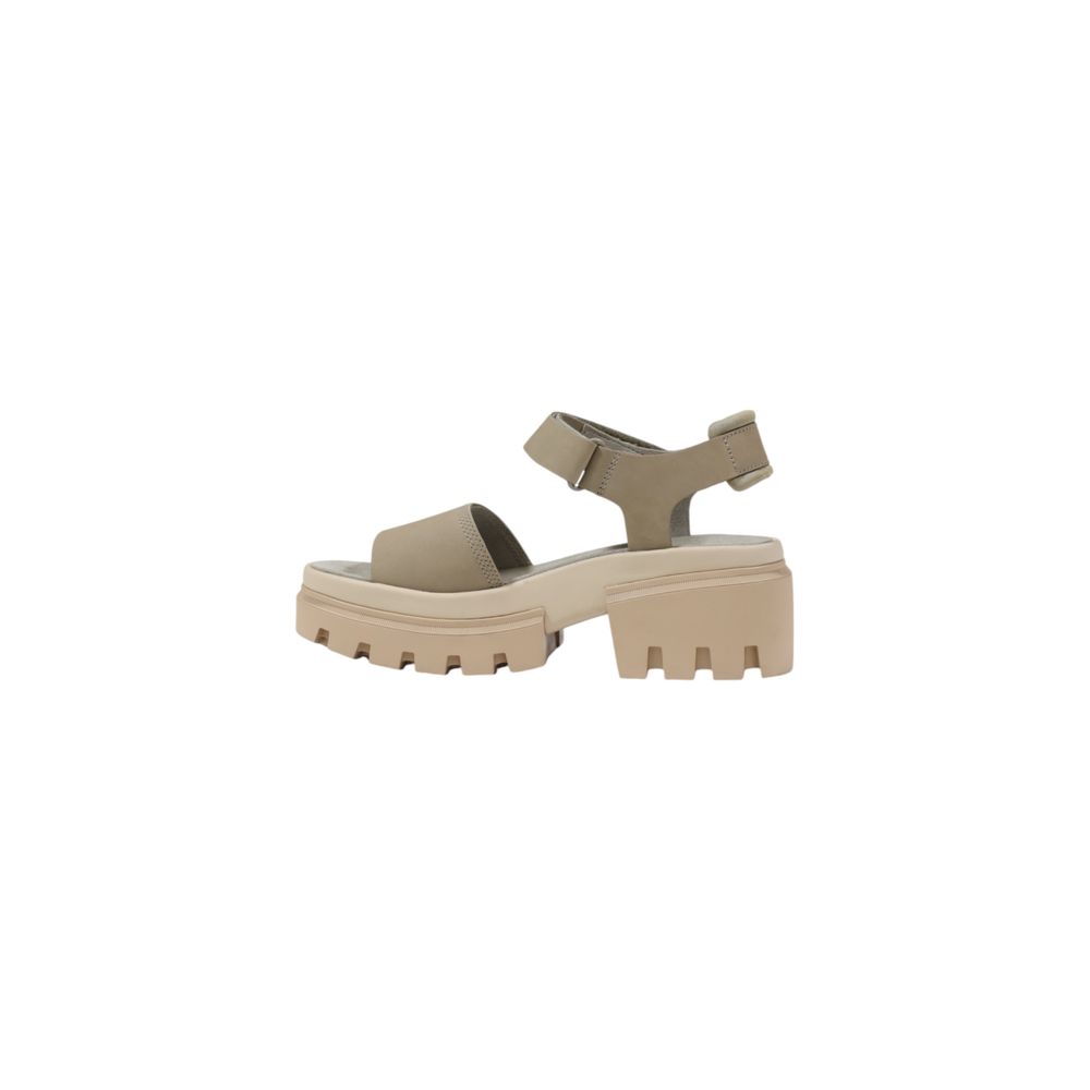 Beige Leather Sandal