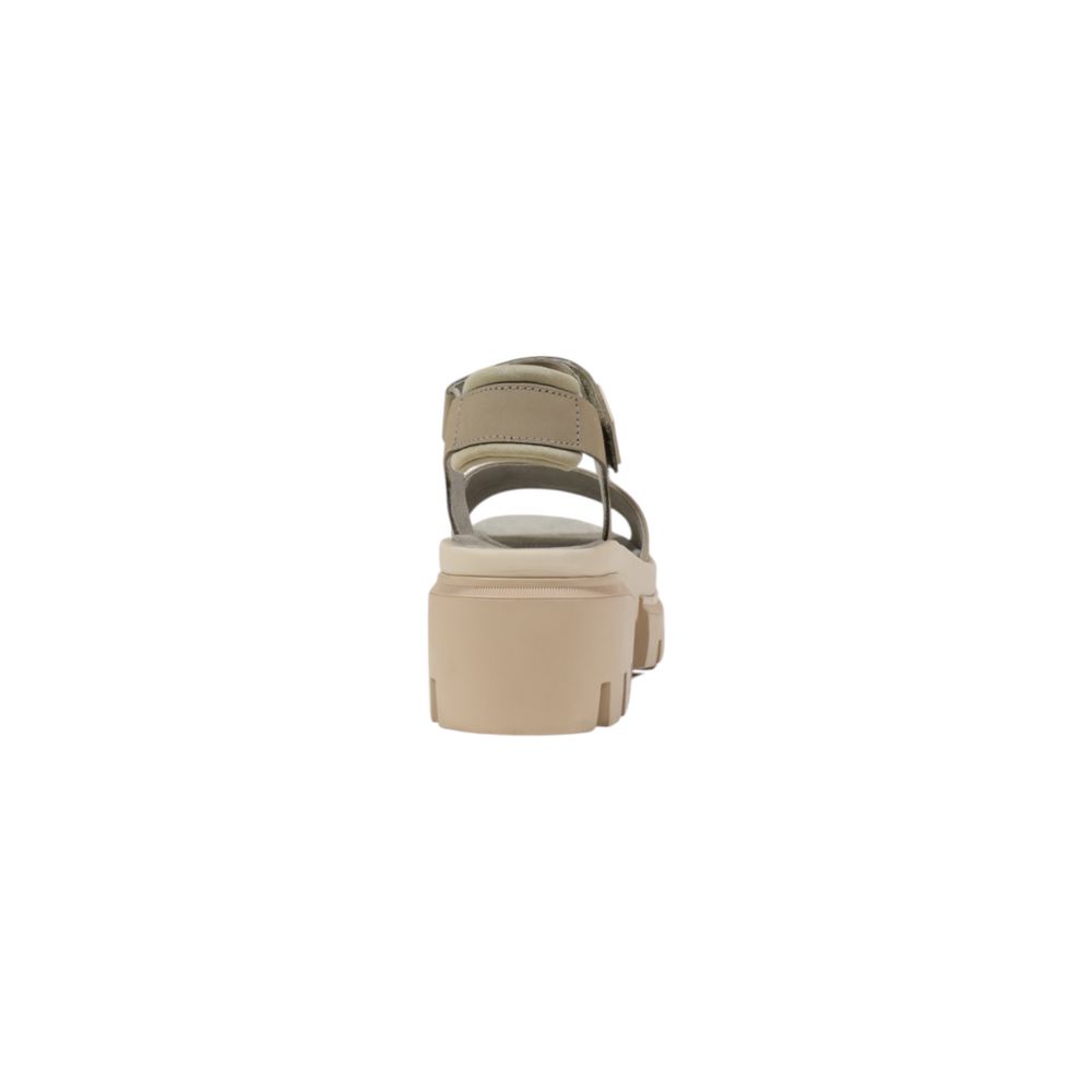 Beige Leather Sandal