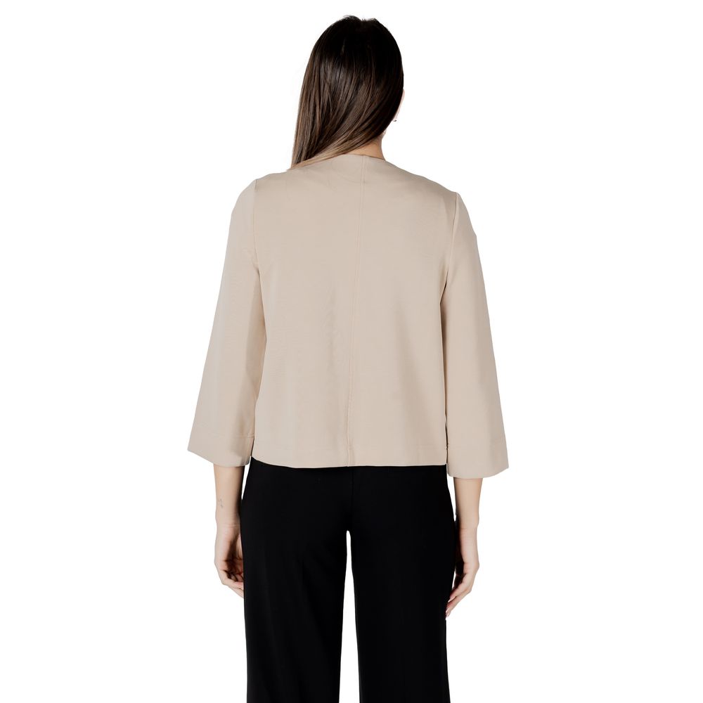 Beige Modal Jackets & Coat