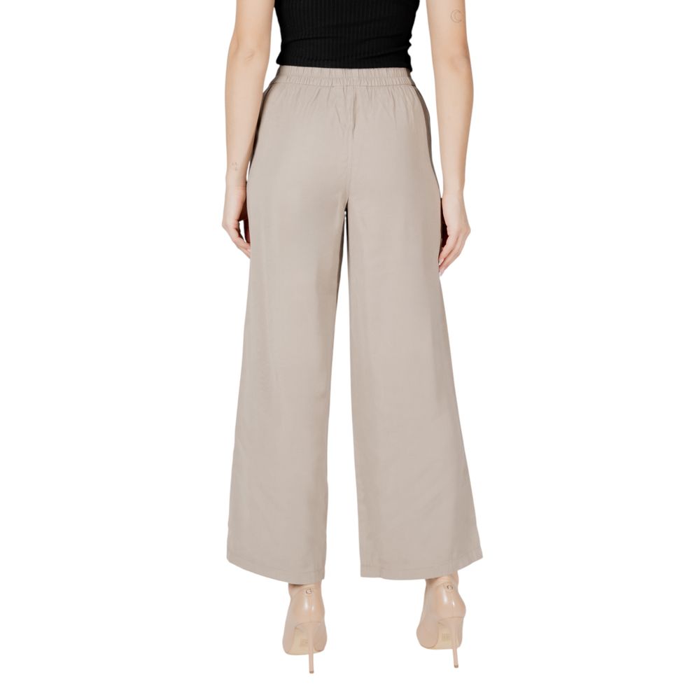 Beige Viscose Pant