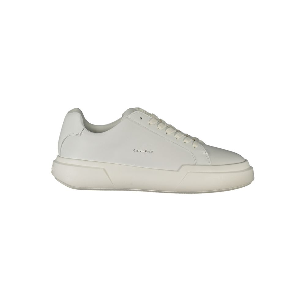 White Leather Women Sneaker