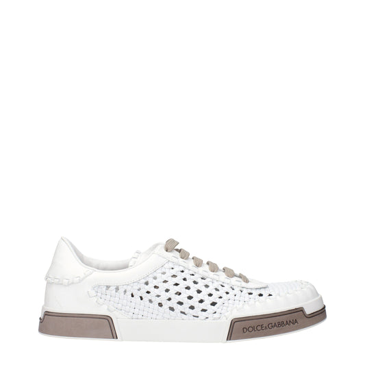 White Leather Low Tops