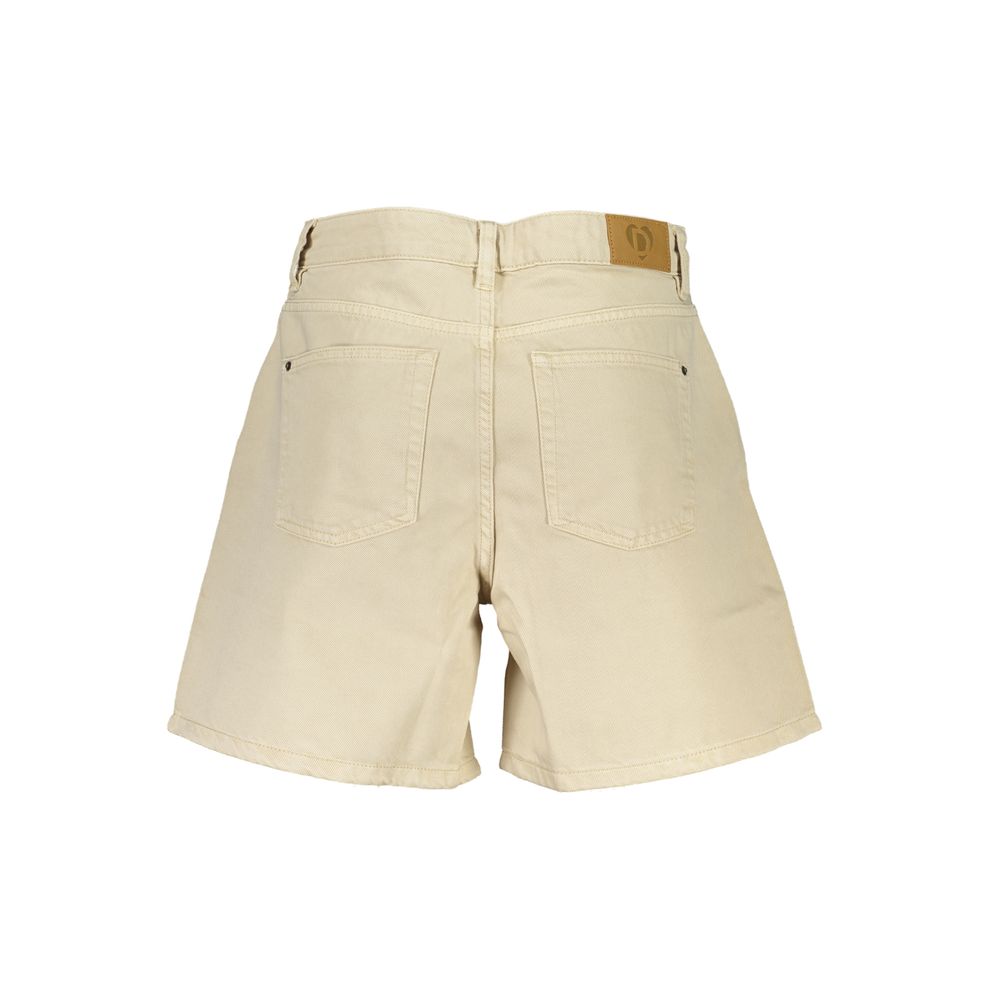 Beige Cotton Short