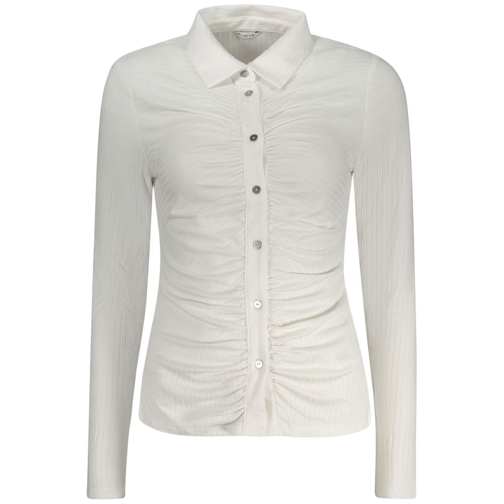 White Polyester Shirt