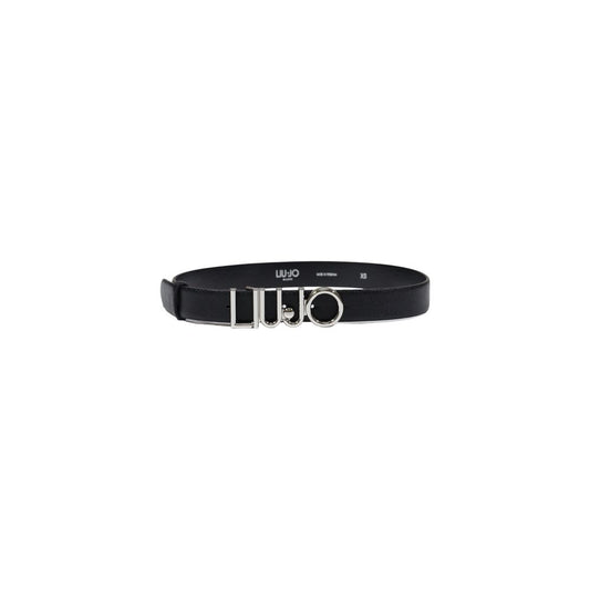 Black Artificial Leather Belt