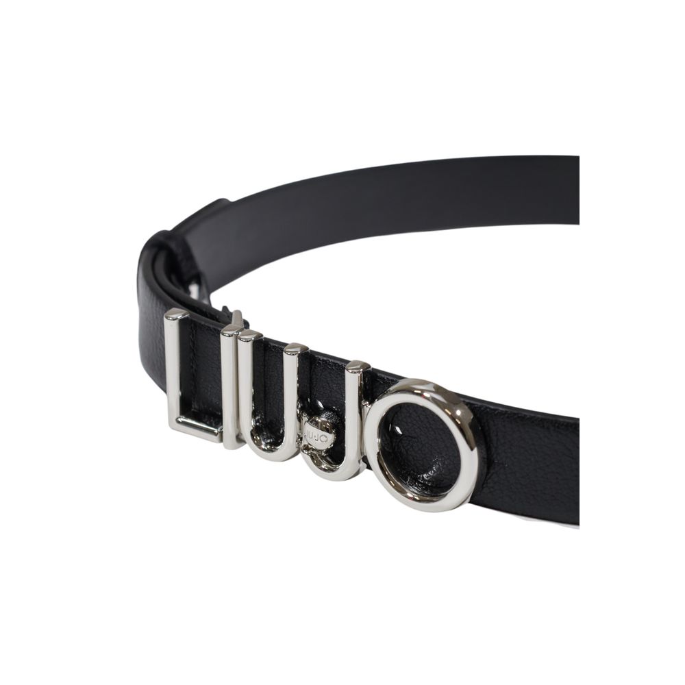 Black Artificial Leather Belt