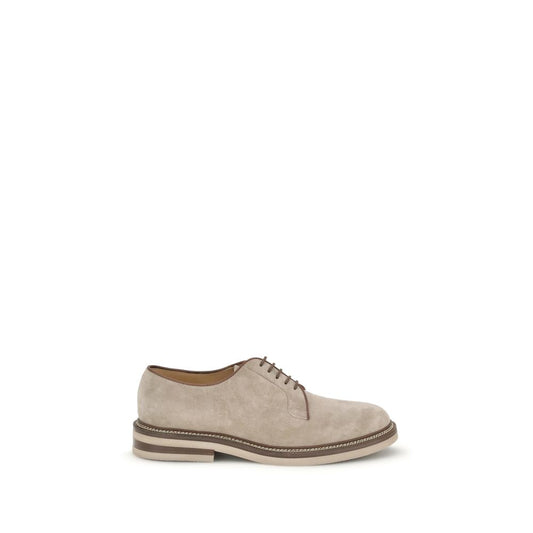 Suede Derby lace-up Shoes
