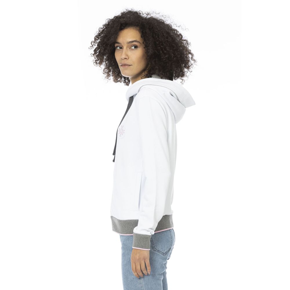 White Cotton Sweatshirt