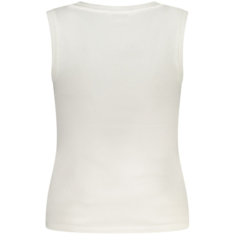 White Cotton Tank Top