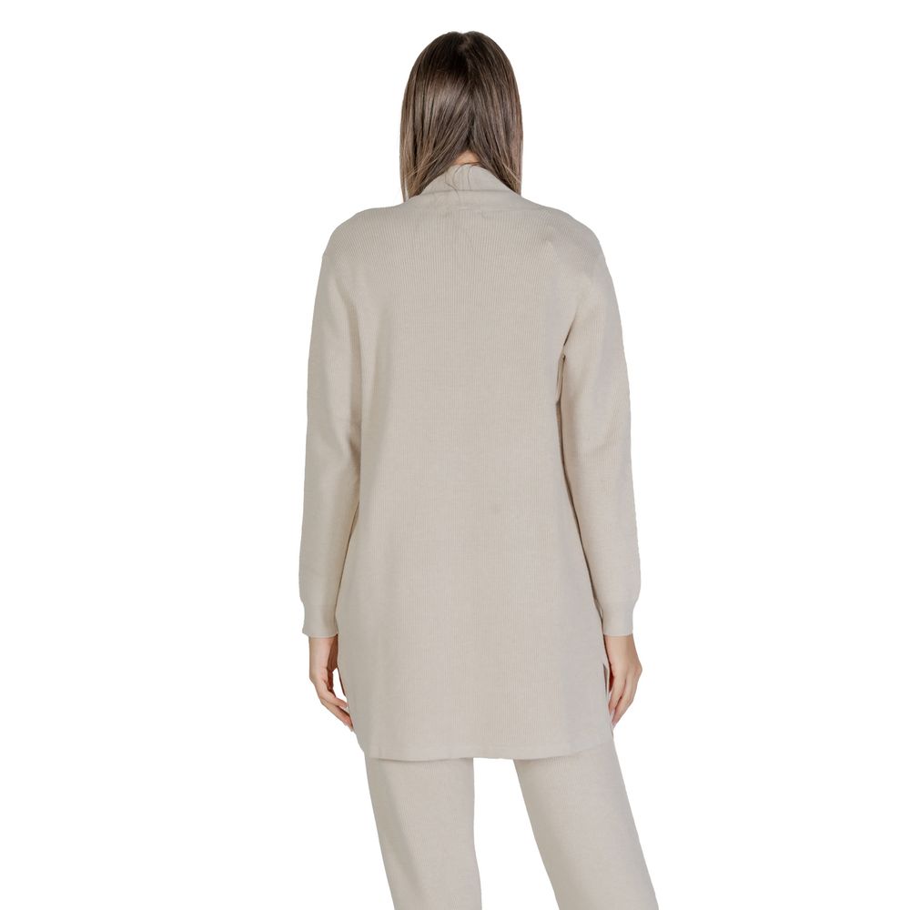 Beige Viscose Cardigan