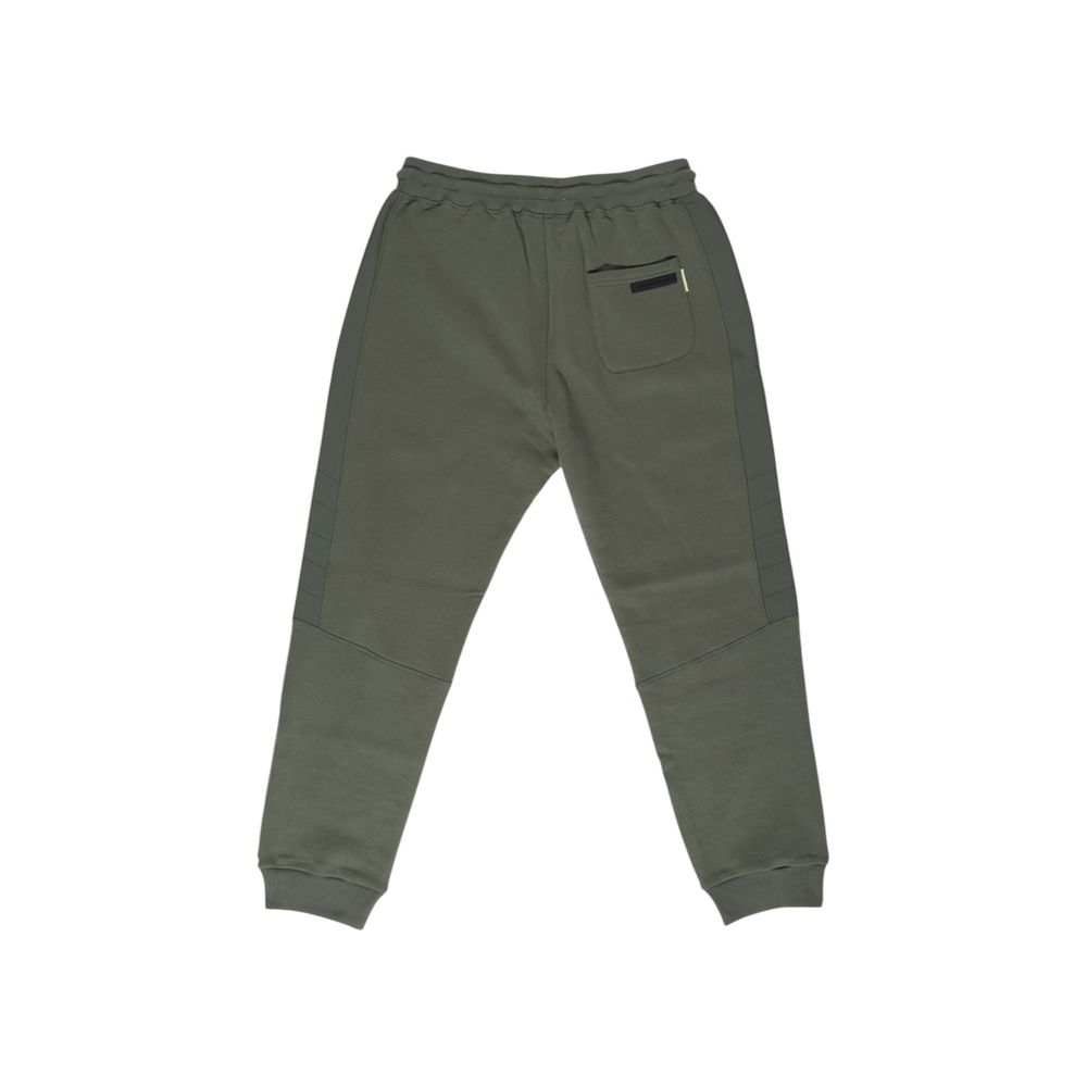 Green Cotton Joggers Workout Pant