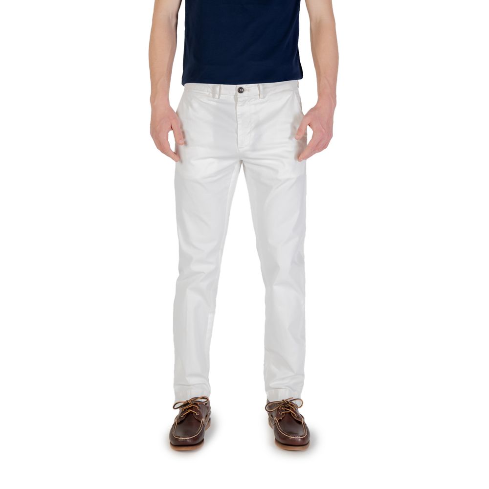 White Cotton Skinny Pant