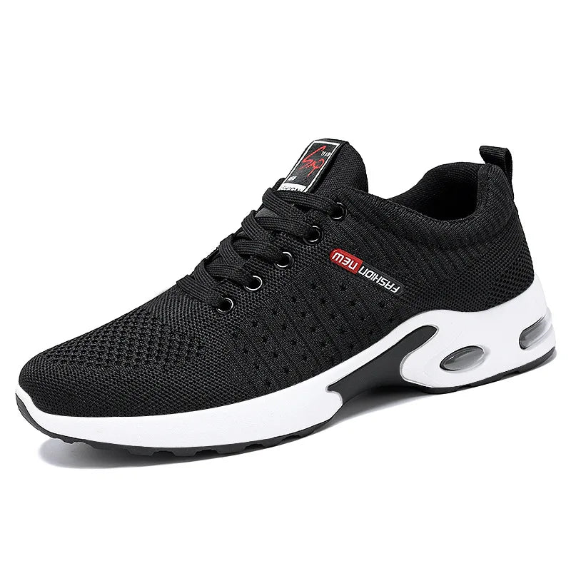 lace-up running shoes