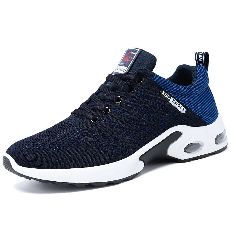 lace-up running shoes