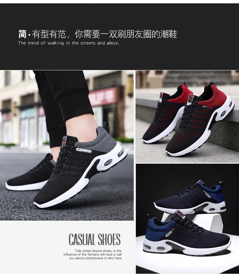 lace-up running shoes